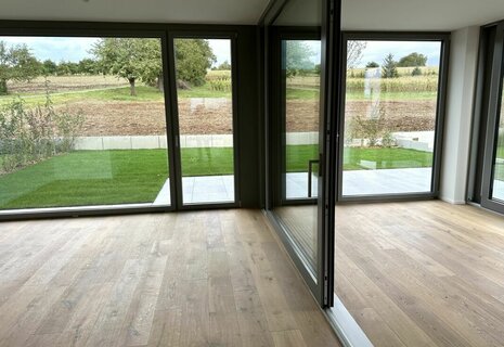 4.5-Zi-Maisonette-Gartenwohnung mit inverbaubarem Blick in die Natur