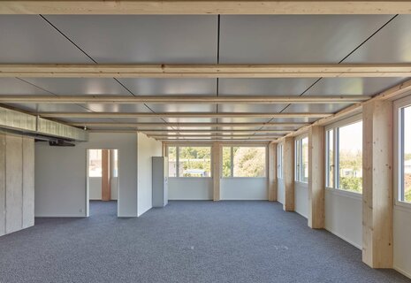 Moderner Bürokomplex im Gewerbe- und Industrieareal Isemeyer in Rheinfelden