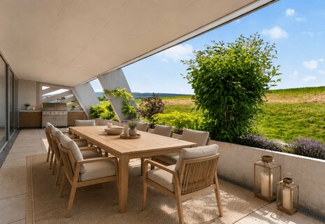 Ihr Rückzugsort im Grünen - helle 5.5-Zimmer-Wohnung mit grosser Terrasse