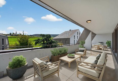 Viel Platz zum Leben - grosse 4.5 Zimmerwohnung mit Terrasse
