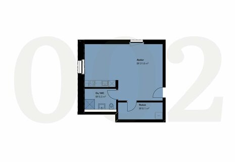 Moderne 1.5-Zimmer-Wohnung im Erdgeschoss – ruhig & komfortabel wohnen