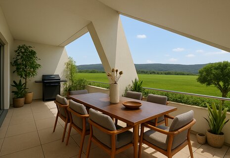 Moderne, helle 4.5 Zimmer-Wohnung mit einer grossen Terrasse