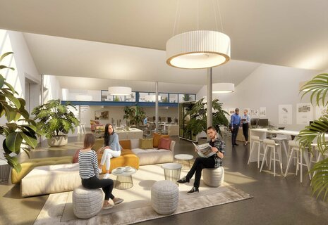 Vielseitige Gewerbefläche mit grosszügiger Shedhalle (340m²) und Büro (70m²) in Basel