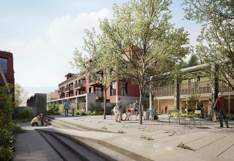 Neubauprojekt 4.5 - 5.5-Zimmerwohnungen im Dorfzentrum von Zumikon