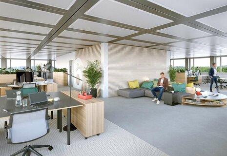 Einzelbüros in Modernem Bürokomplex im Gewerbe- und Industrieareal Isemeyer in Rheinfelden