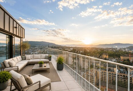Urbane Penthouse Oase mit Hotelservices - Lifestyle auf höchstem Niveau