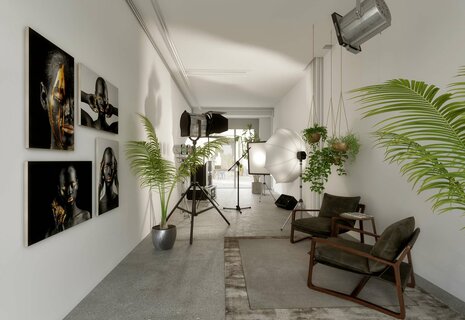 Ausgebautes Büro, Studio oder Atelier mit 48m² in Basel