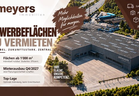 Hünenberg Gewerbe-Hub | Gewerbeflächen ab 1'000 m² für Produktion, Gewerbe, Freizeit und Showroom