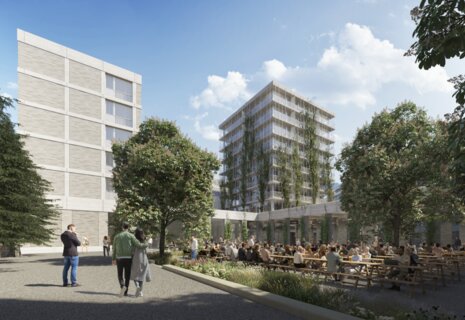 Bewilligtes Neubauprojekts im Herzen der Stadt Baden